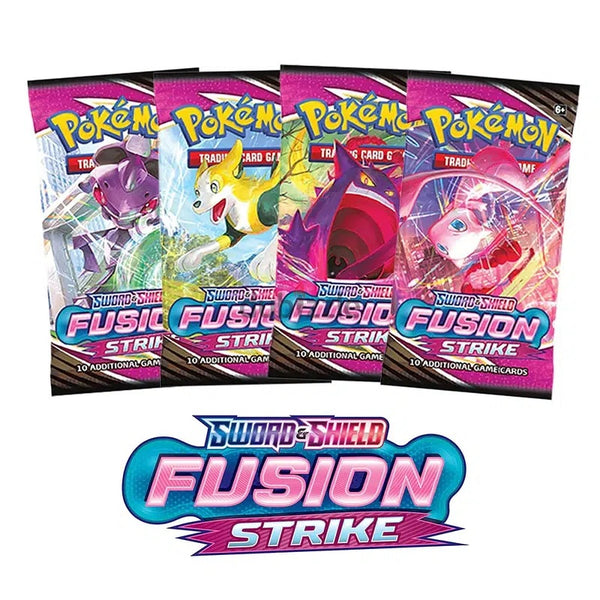 Pokemon sword & shield Fusion Strike Booster Pack (10 Cards)